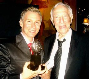Celebrating SOUTH PACIFIC's 2008 Tony win for Best Musical Revival with Executive Producer of Lincoln Center Theater, Bernard Gersten.